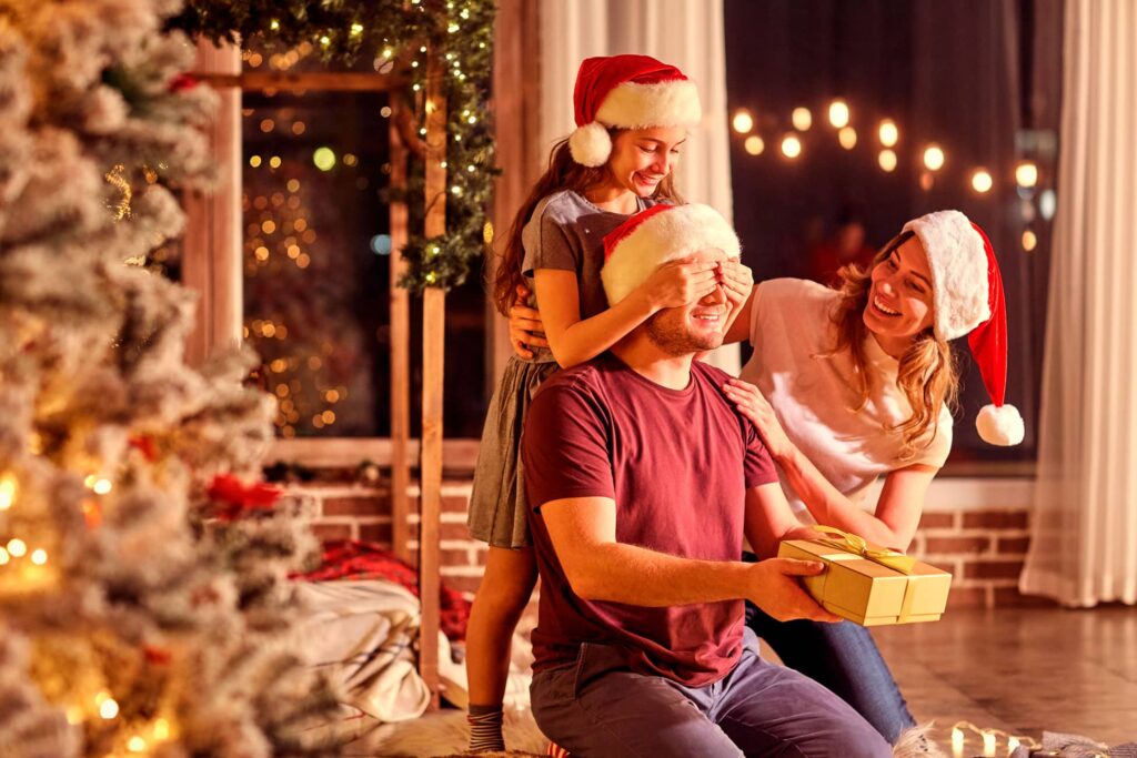 Family in Christmas on the Costa Blanca