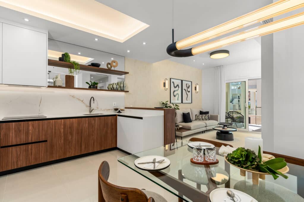 Interior de apartamento modelo Jazmín, propiedad en Venta en Ciudad Quesada.