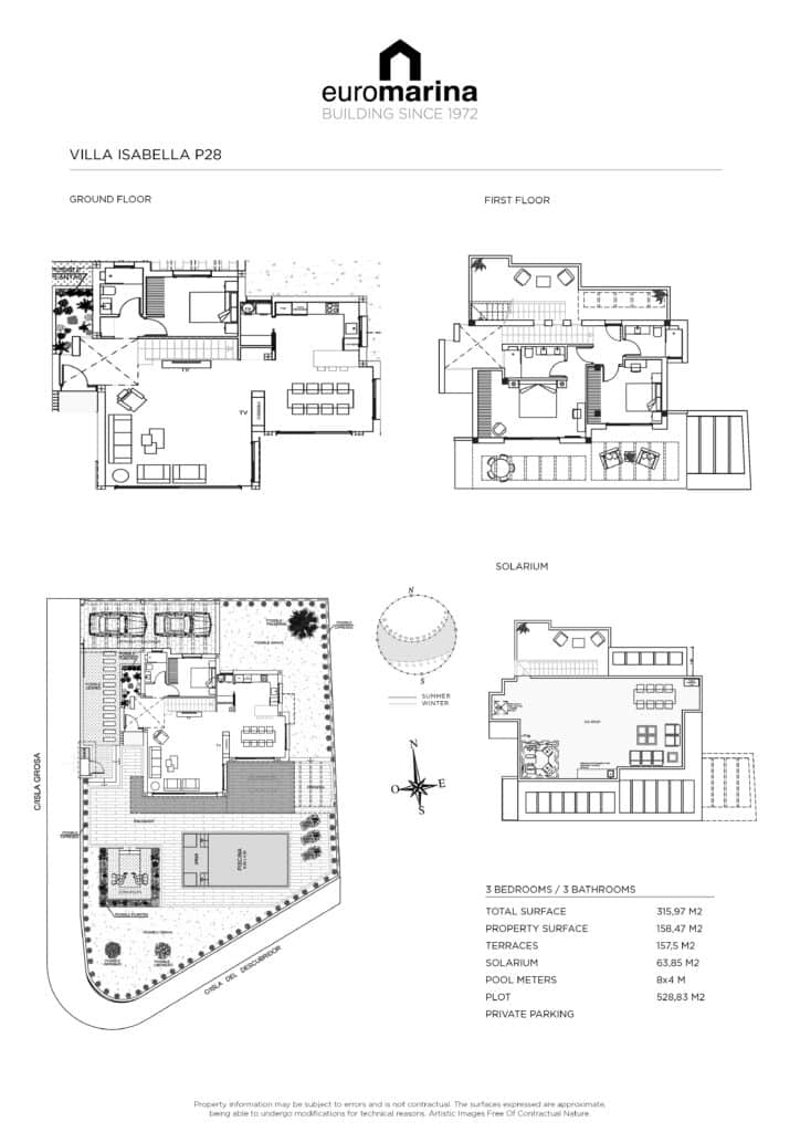 Villa Isabella floor plan