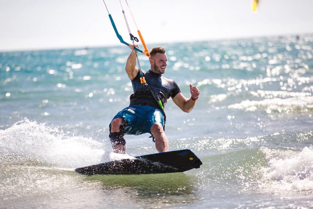 Kite surf en el Mar Menor.