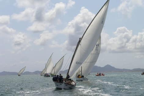 Sailing in La Manga