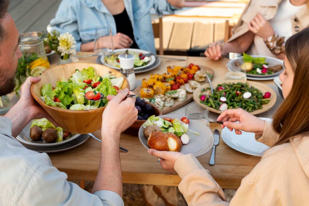 people eating