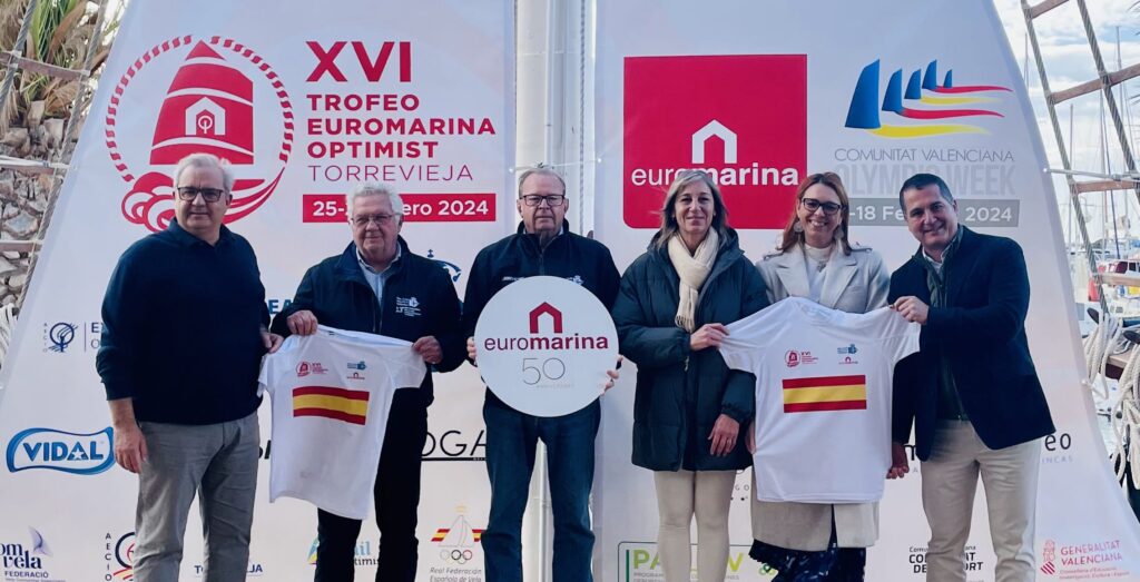 Presentation of the XVI Euromarina Optimist Trophy Torrevieja at the press conference.